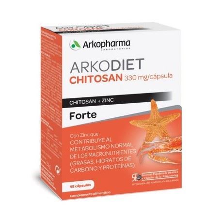 Chitosan Extra Forte 325Mg 45Caps - Imagen 1