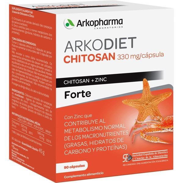 Chitosan Extra Forte 325Mg 90Caps - Imagen 1