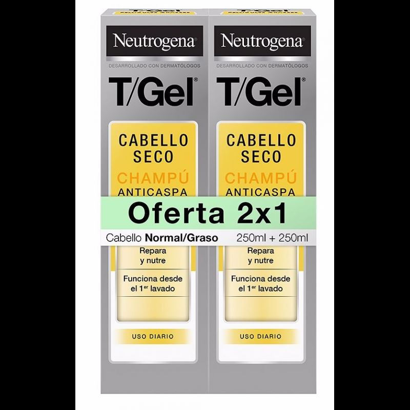 Neutrogena Champú T/Gel Cabello Normal/Seco 250Ml - Imagen 1