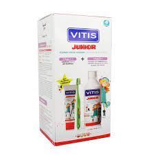 Pack Vitis Junior Gel Dentífrico y Colutorio 500Ml - Imagen 1